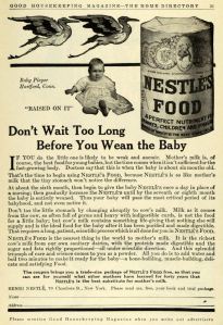 Nestlé ad from 1911